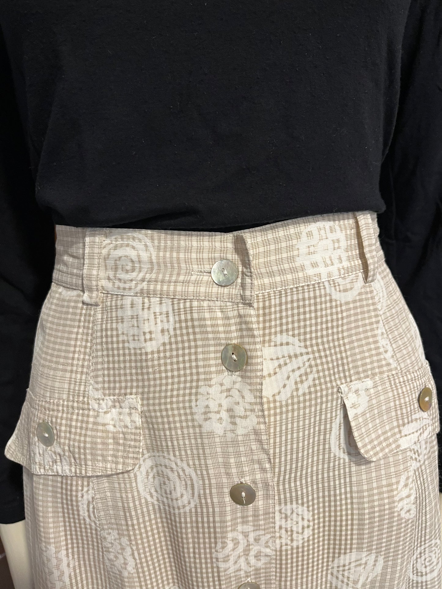 Jupe imprimée - Vintage - 34/XS