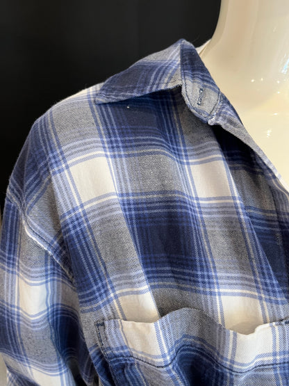Chemise à carreaux oversize - H&M - M/38
