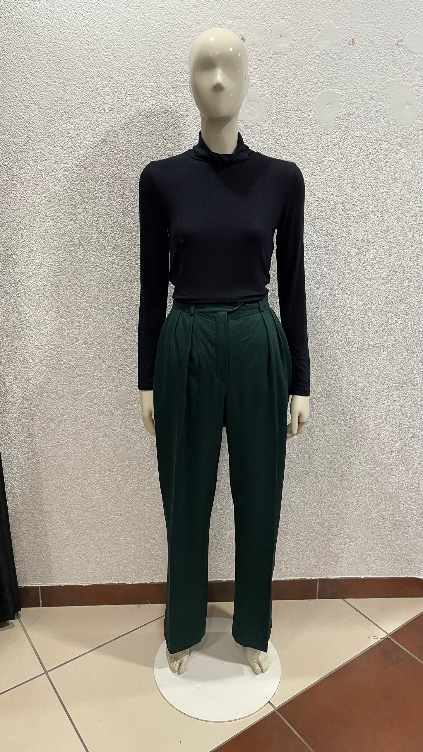 Pantalon en laine vierge - Escada Vintage - 40/L