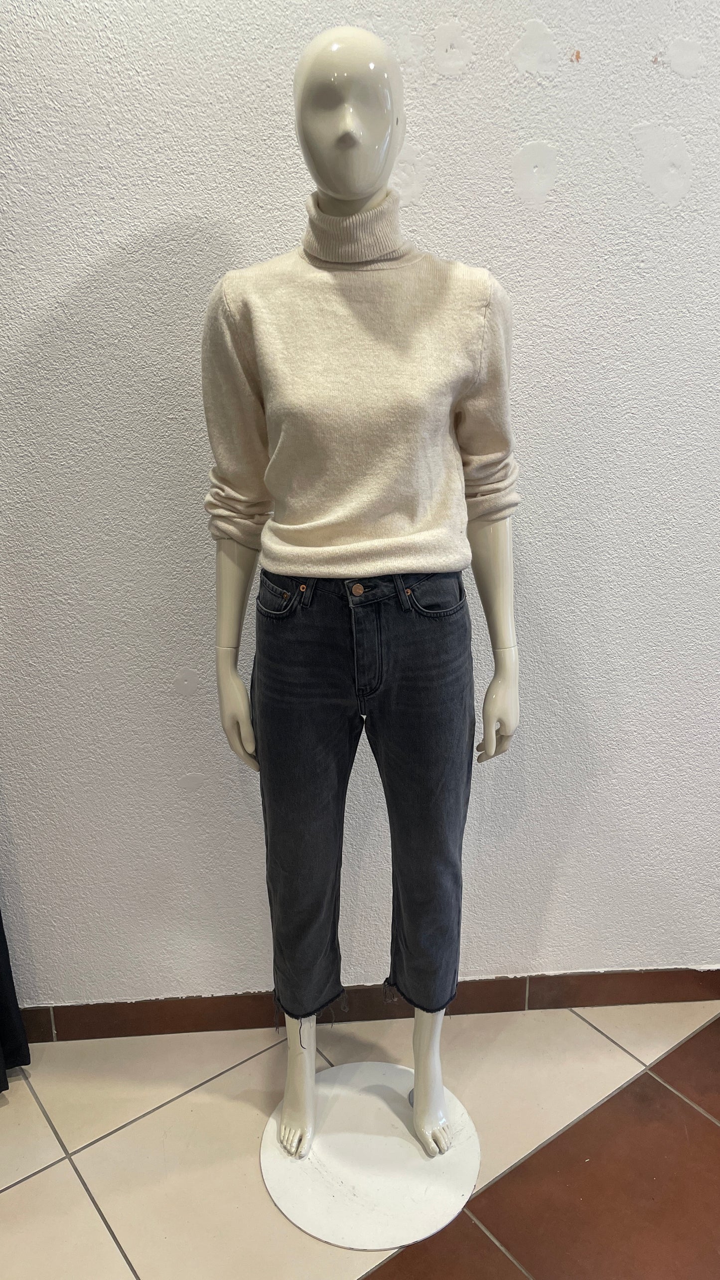 Pull col roulé - Mango - L/40