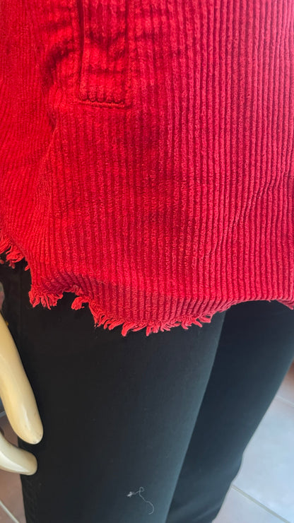 Surchemise en velours - Zara - XS/S