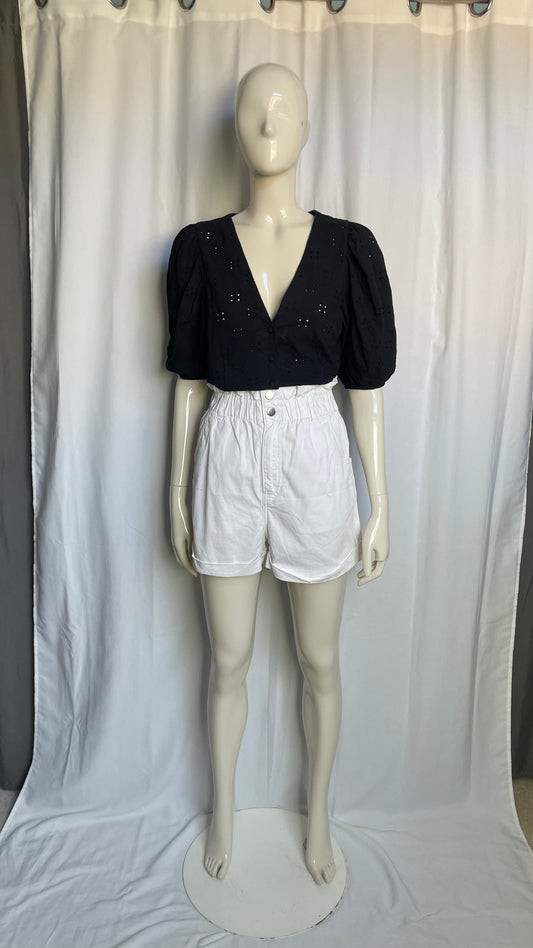 Top brodé H&M - S/36