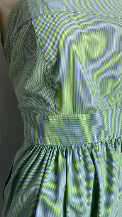 Robe bustier à rayures Zara - S/36