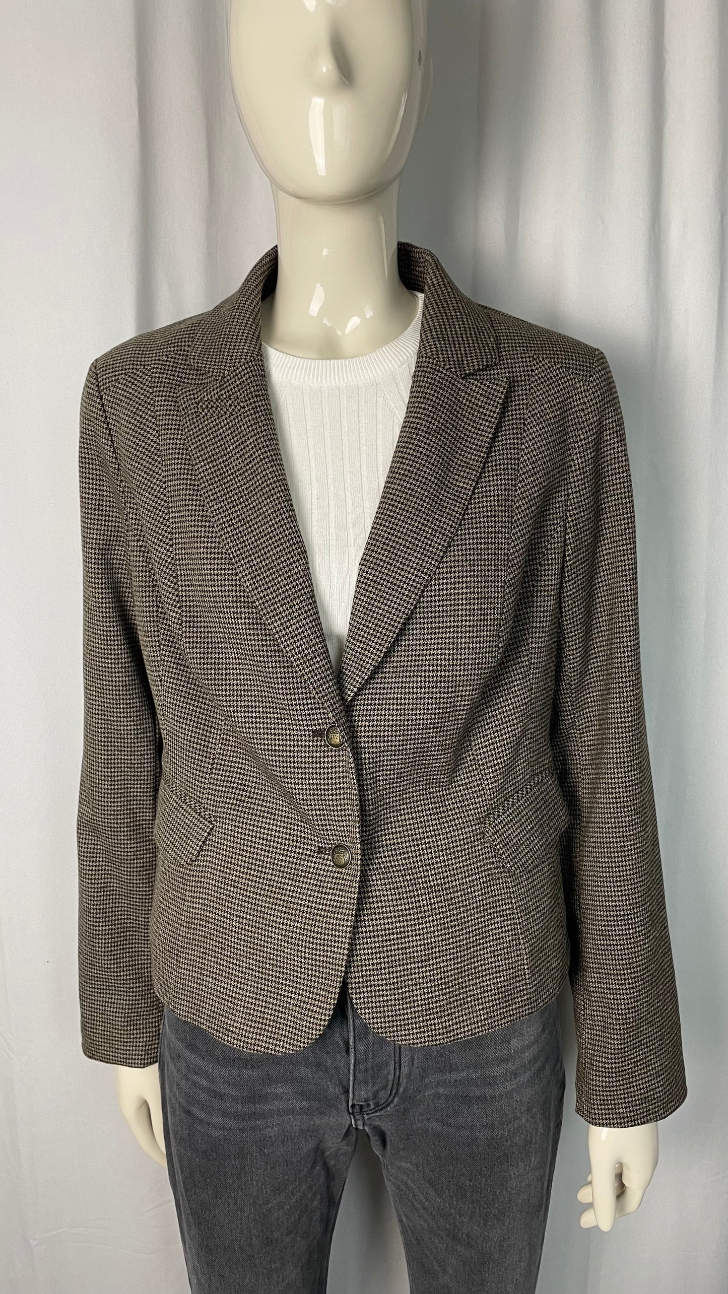 Blazer pied-de-poule, Jacqueline Riu, taille 40