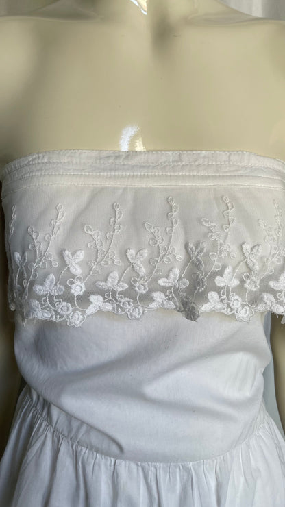 Robe bustier avec dentelle Camaïeu - S/36