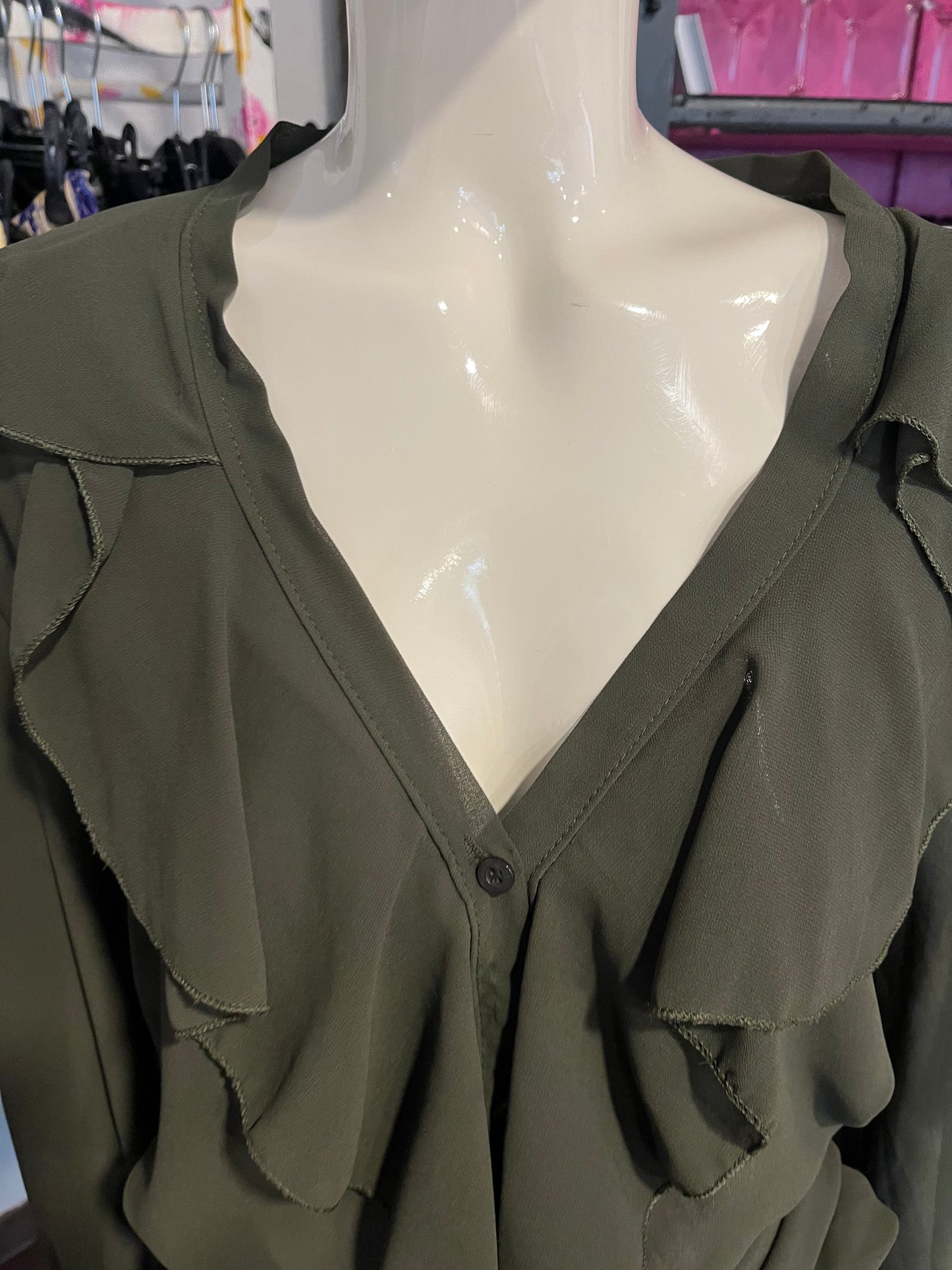Blouse à volant - Boutique indépendante - L/40