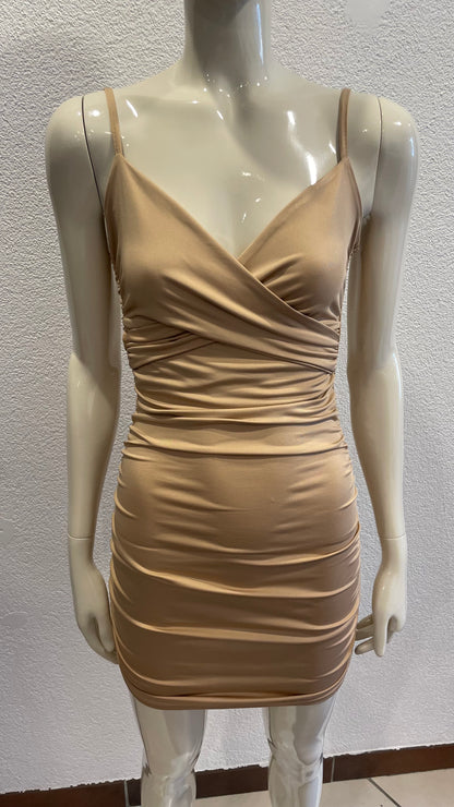 Robe courte drapée - Shein - S/36