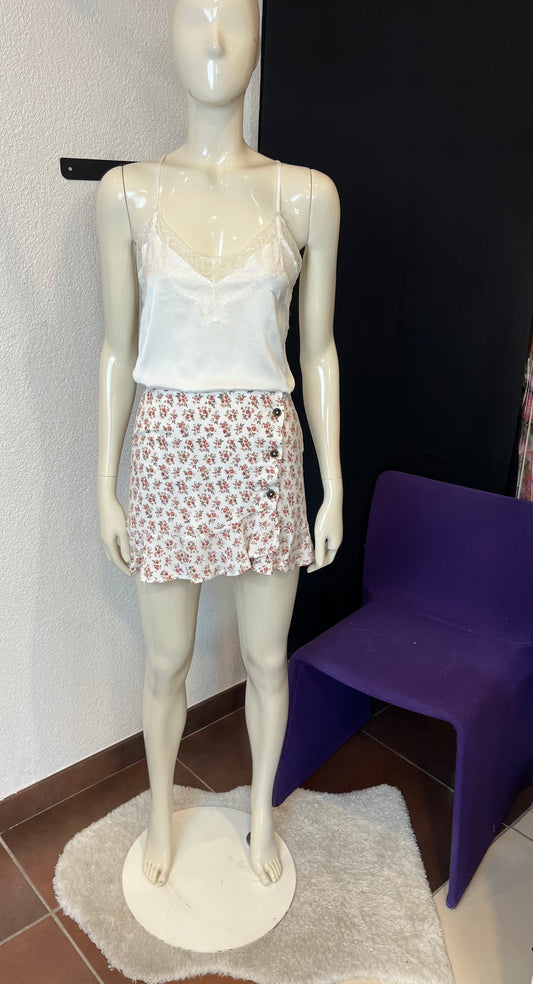 Jupe courte fleurie - Hollister - S/36