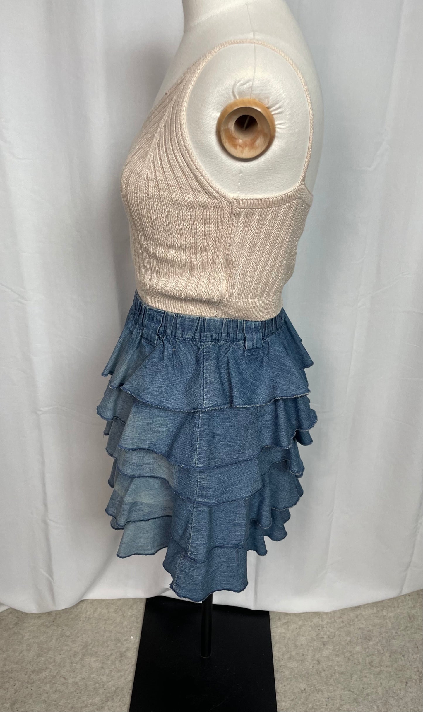 Mini-jupe en jean, Vintage, taille 34