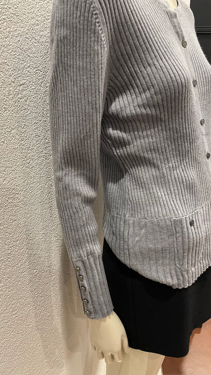 Gilet en maille côtelé - Vintage - S/36