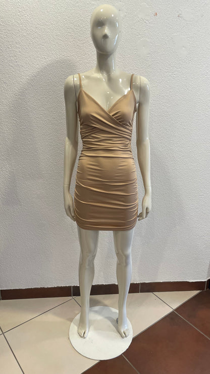 Robe courte drapée - Shein - S/36