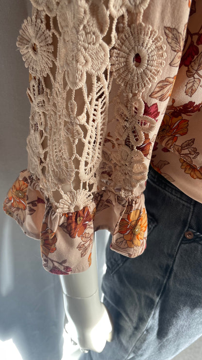 Blouse à fleurs, Rusttydustty, Taille M