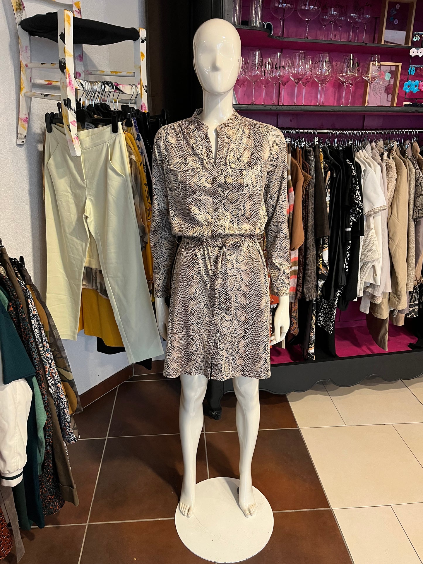 Robe imprimer piton - Ciminy - S/36