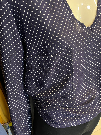 Blouse asymétrique - Jolt Gallano - L/XL. Fabriquée en France