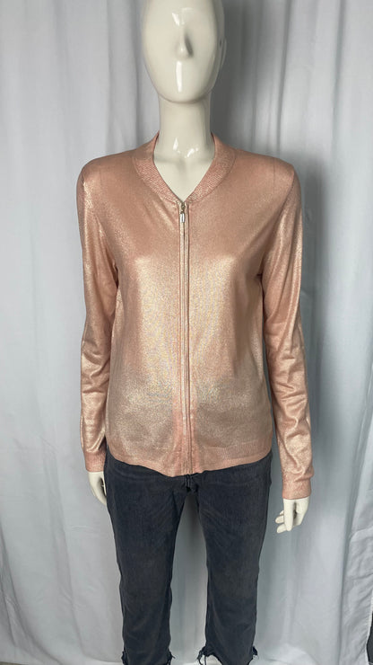 Gilet bombers à paillettes, Camaïeu, taille M