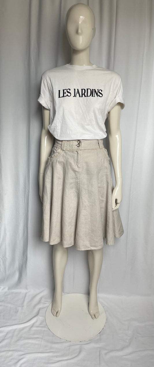 Jupe en lin, Vintage, taille 42