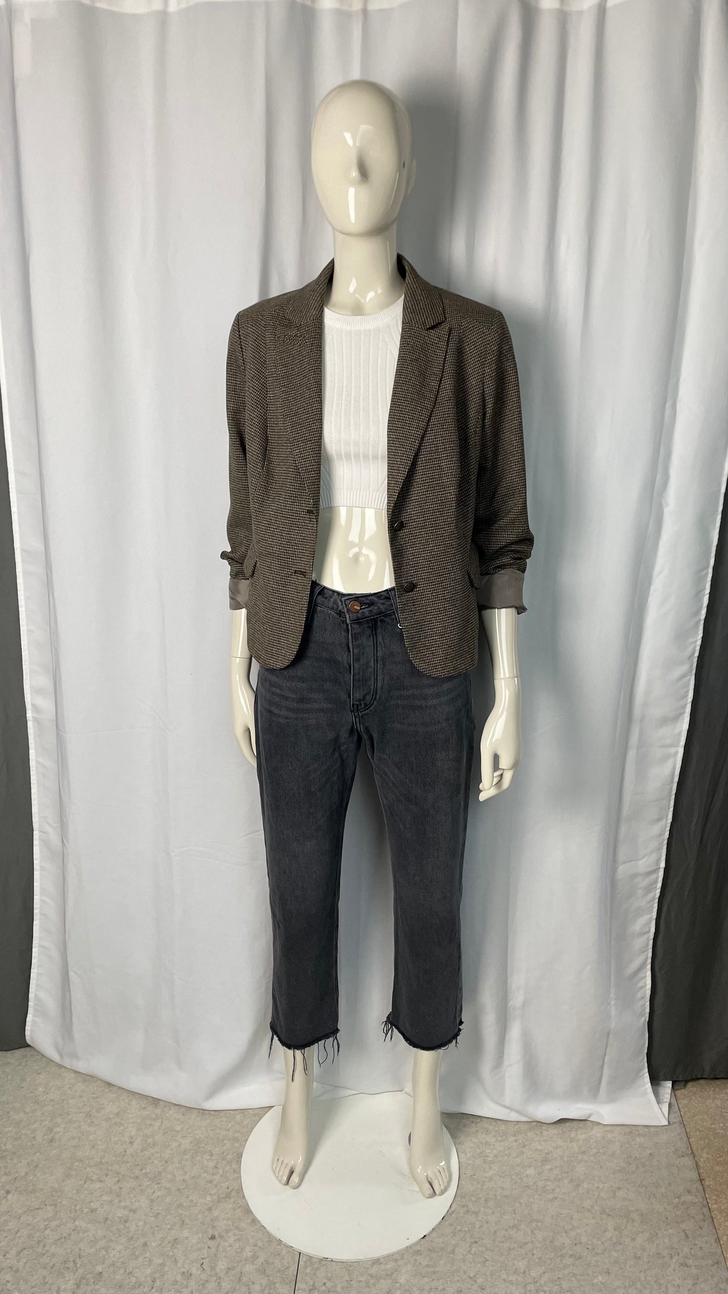 Blazer pied-de-poule, Jacqueline Riu, taille 40