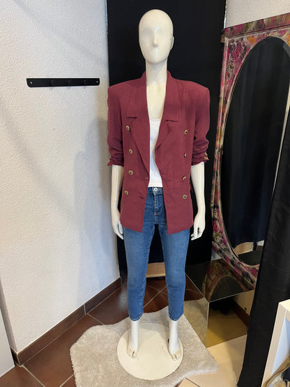 Blazer en soie - Vintage - S/M