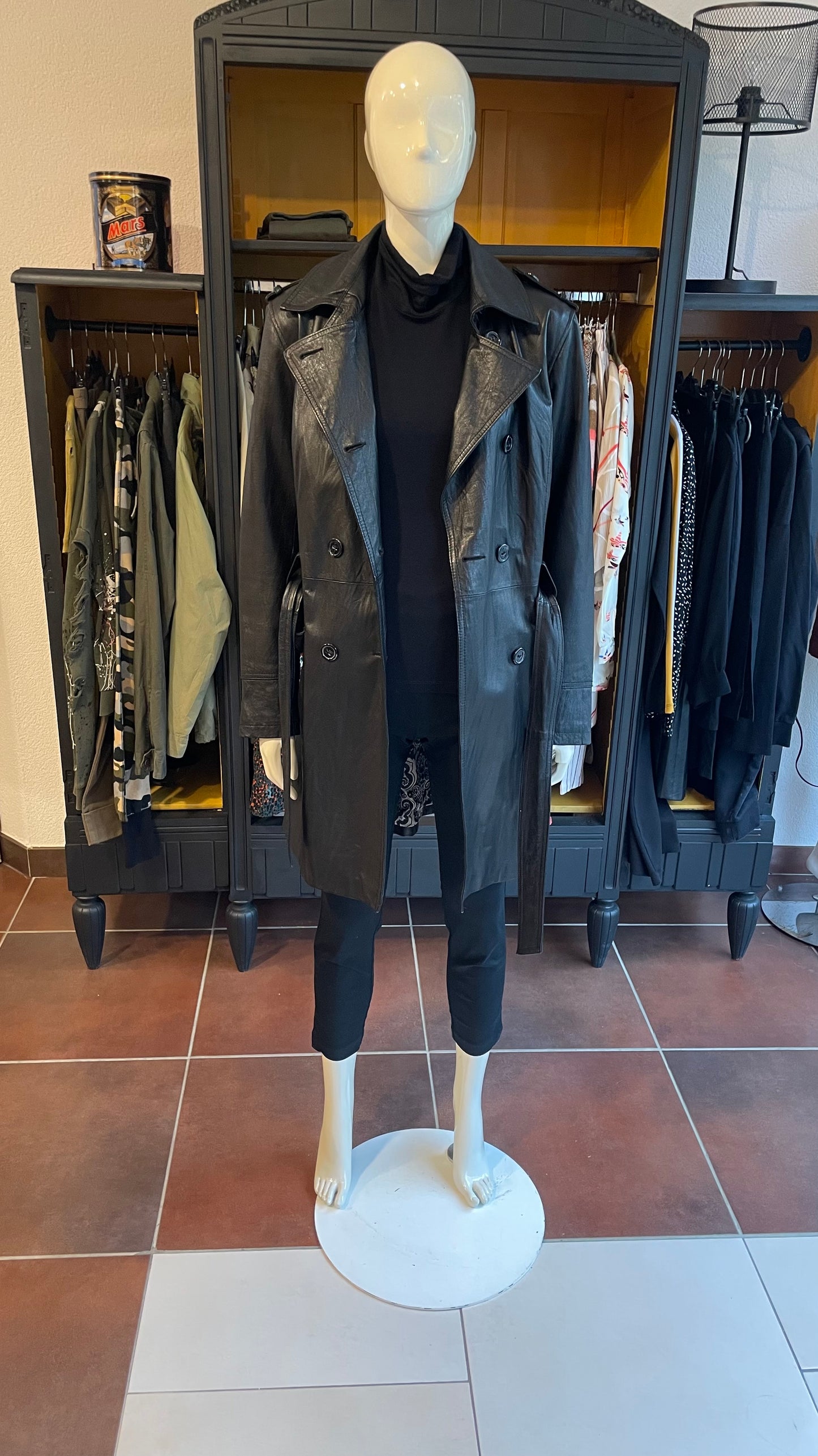 Trench en Cuir - Vintage - L/40