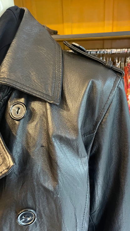 Trench en Cuir - Vintage - L/40