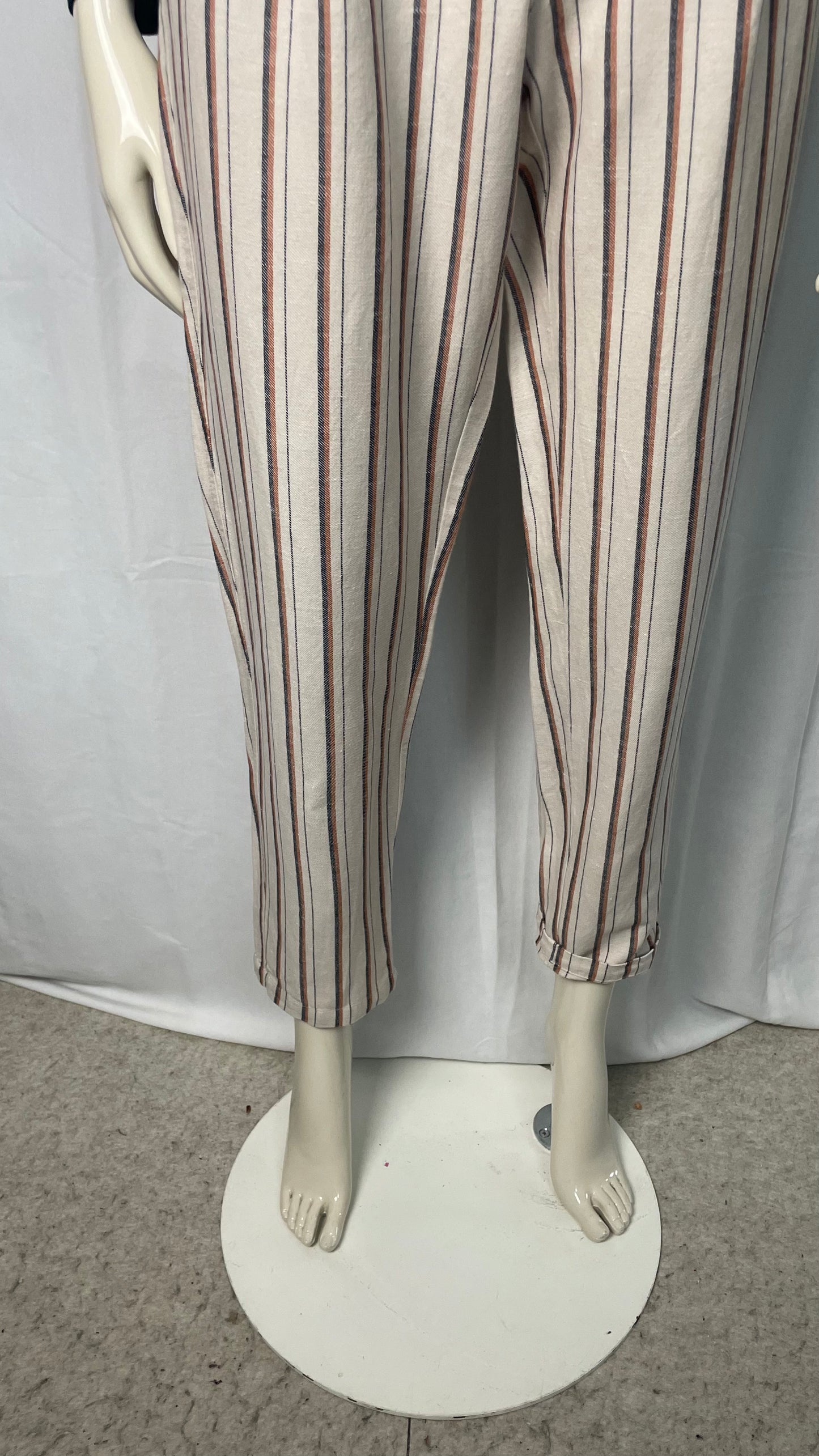 Pantalon chino à rayures, Pimkie, taille 38