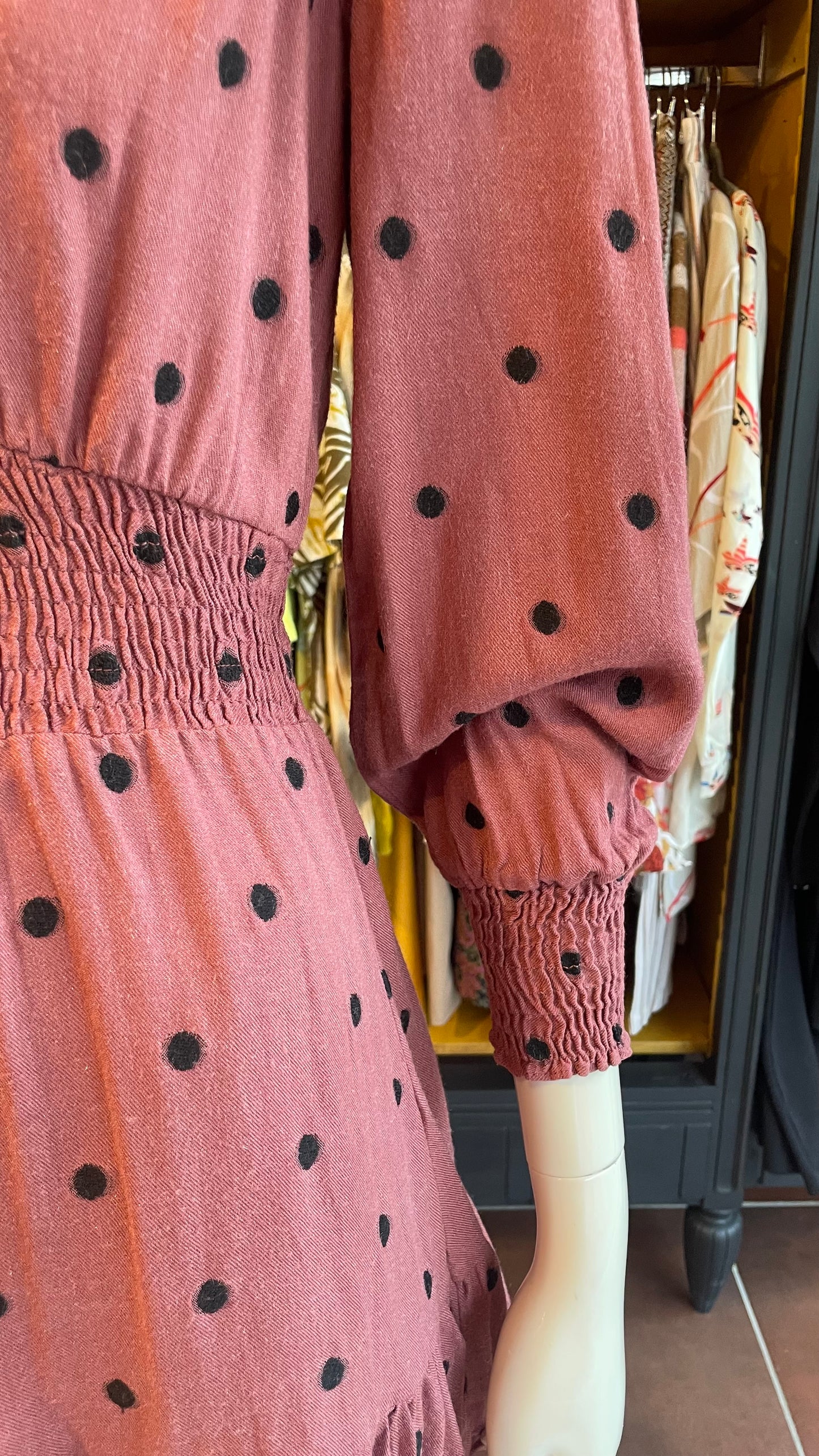 Robe à pois - Zara - XS/34