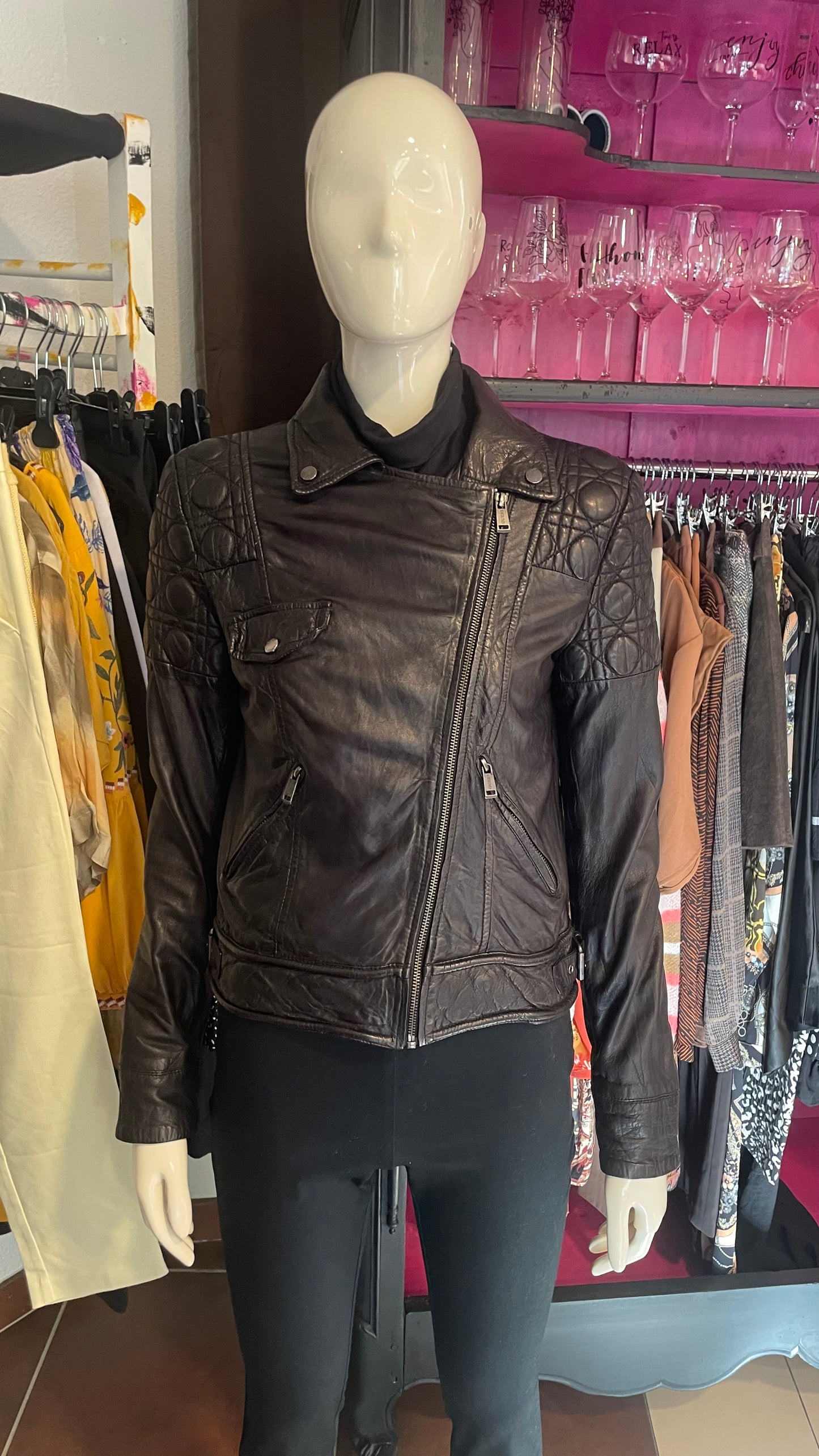 Perfecto en cuir - Guess - M/38