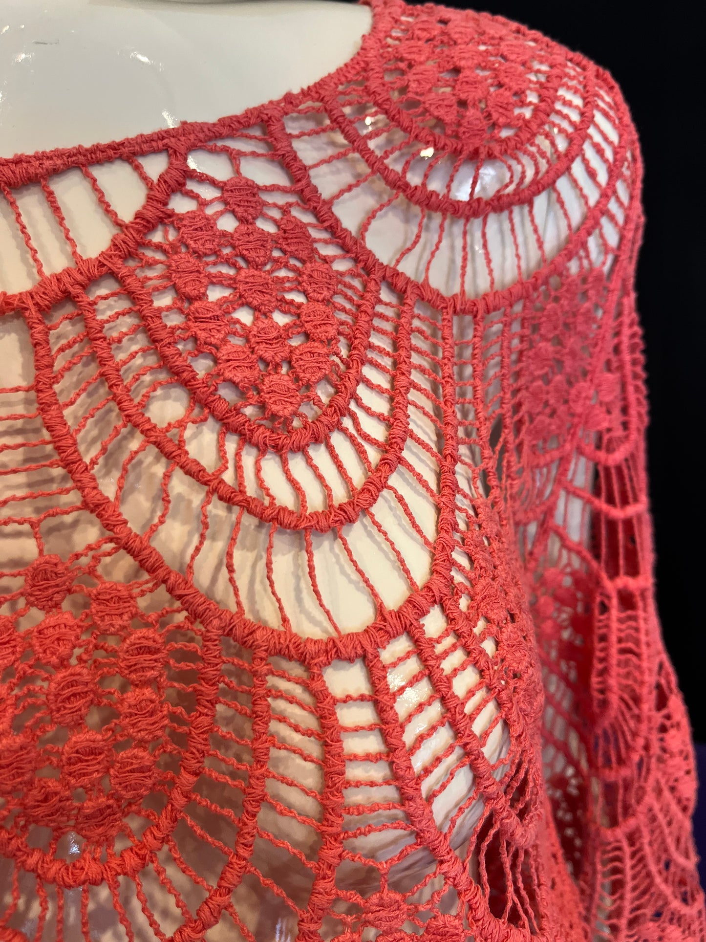 Top en crochet - Vintage - Taille Unique