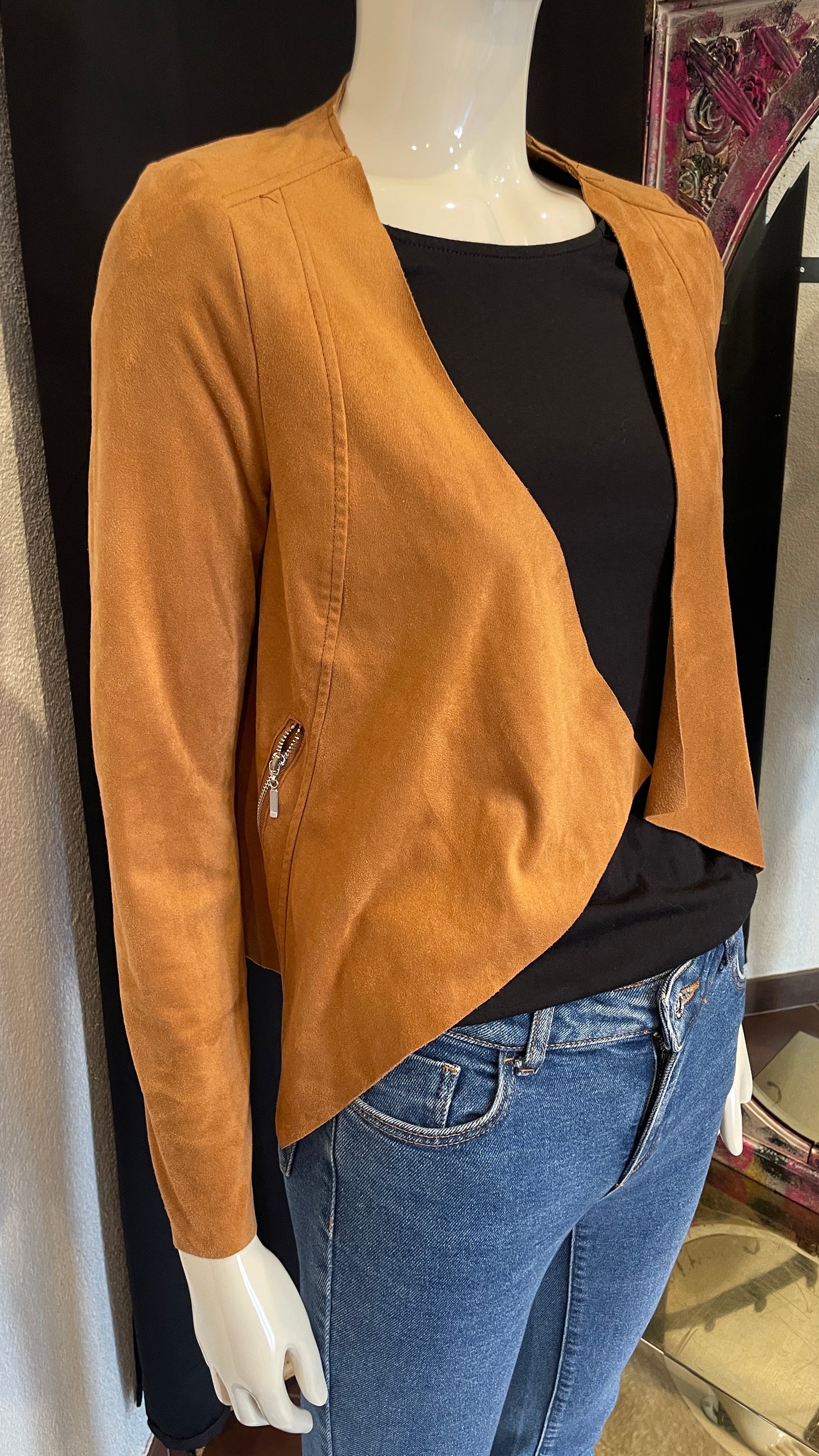 Veste en suédine - Cache Cache - XS/34