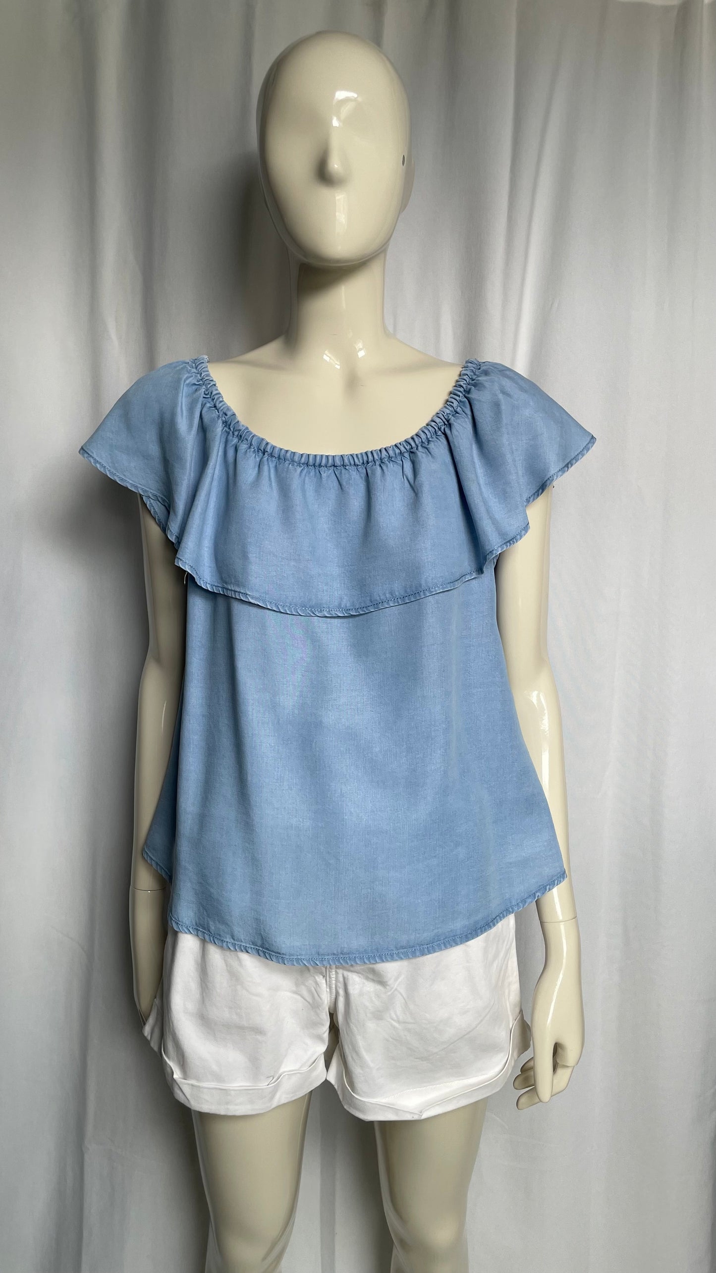 Blouse à col bardot en Lyocel Pimkie - taille M (38)