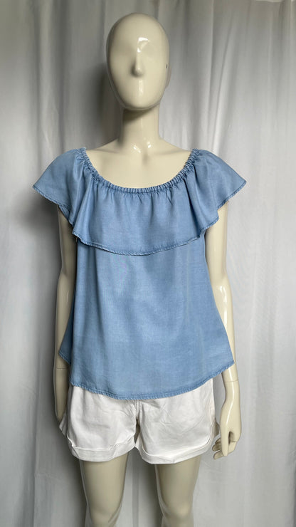 Blouse à col bardot en Lyocel Pimkie - taille M (38)