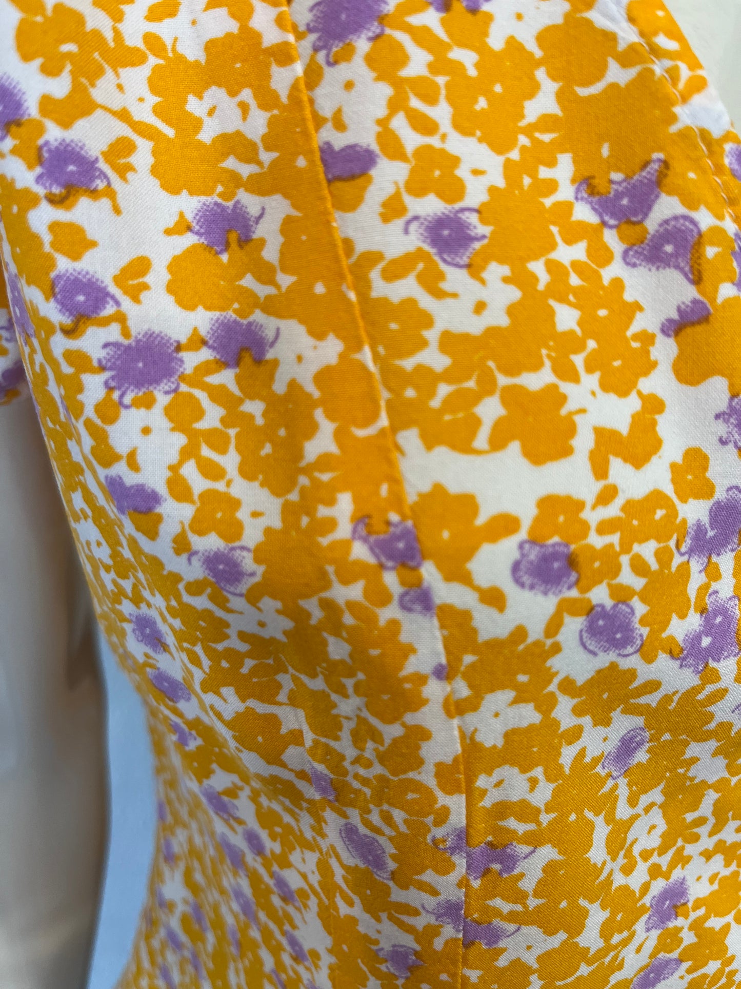 Top fleuri jaune et lilas - Pimkie - 36/S