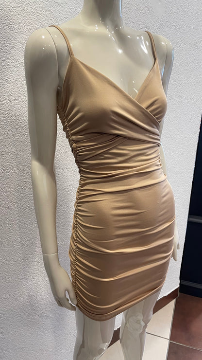 Robe courte drapée - Shein - S/36