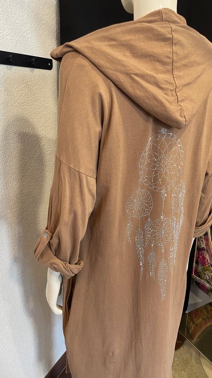 Gilet long bohème - Boutique Indépendante - TU