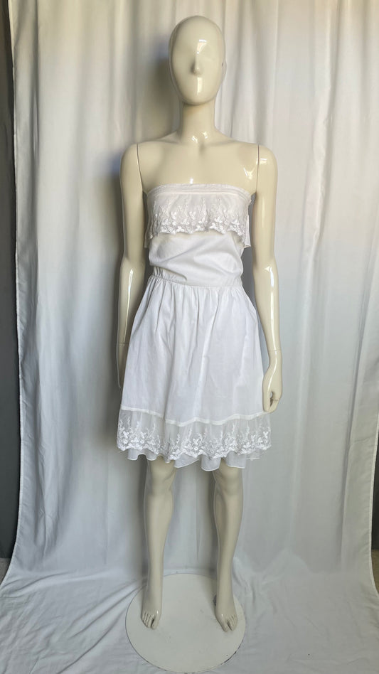 Robe bustier avec dentelle Camaïeu - S/36