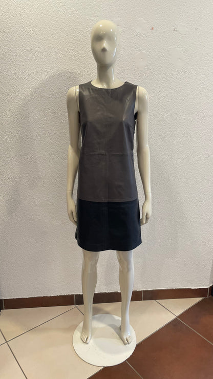 Robe droite en cuir - Gerard Darel -S/36