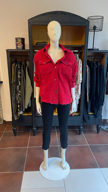 Surchemise en velours - Zara - XS/S