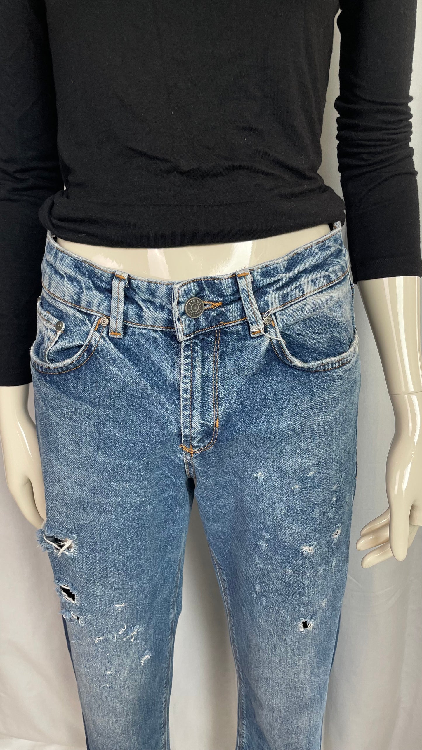 Jeans “Mom”, Pull&Bear, taille 34