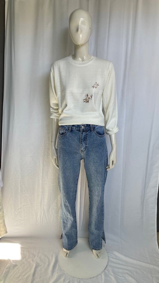 Pull en maille - Vintage - S. Fabriquée en France