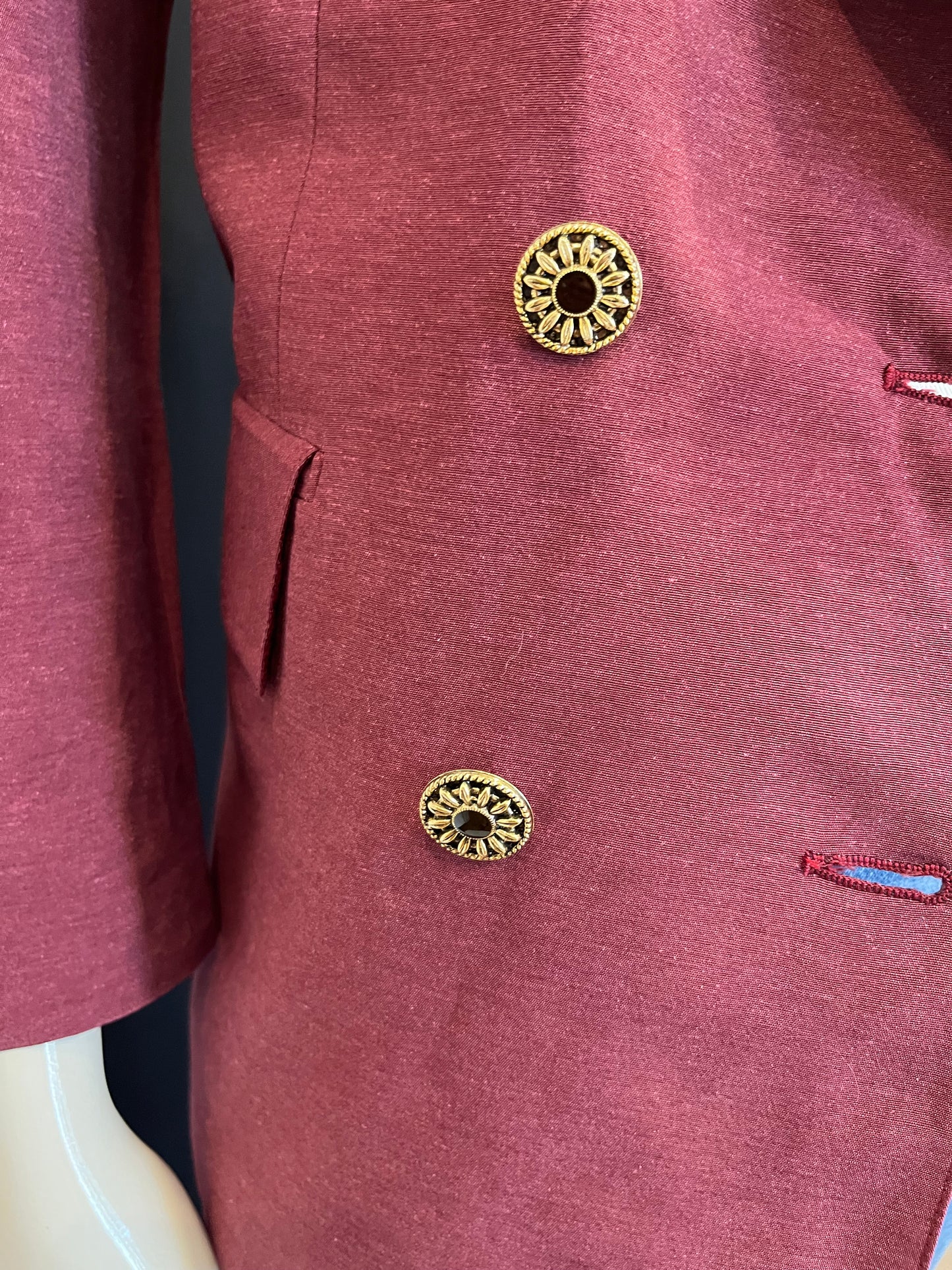 Blazer en soie - Vintage - S/M