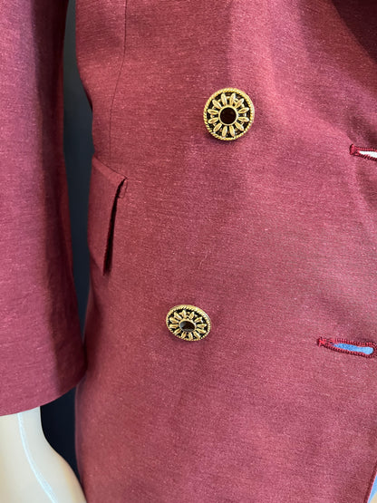 Blazer en soie - Vintage - S/M