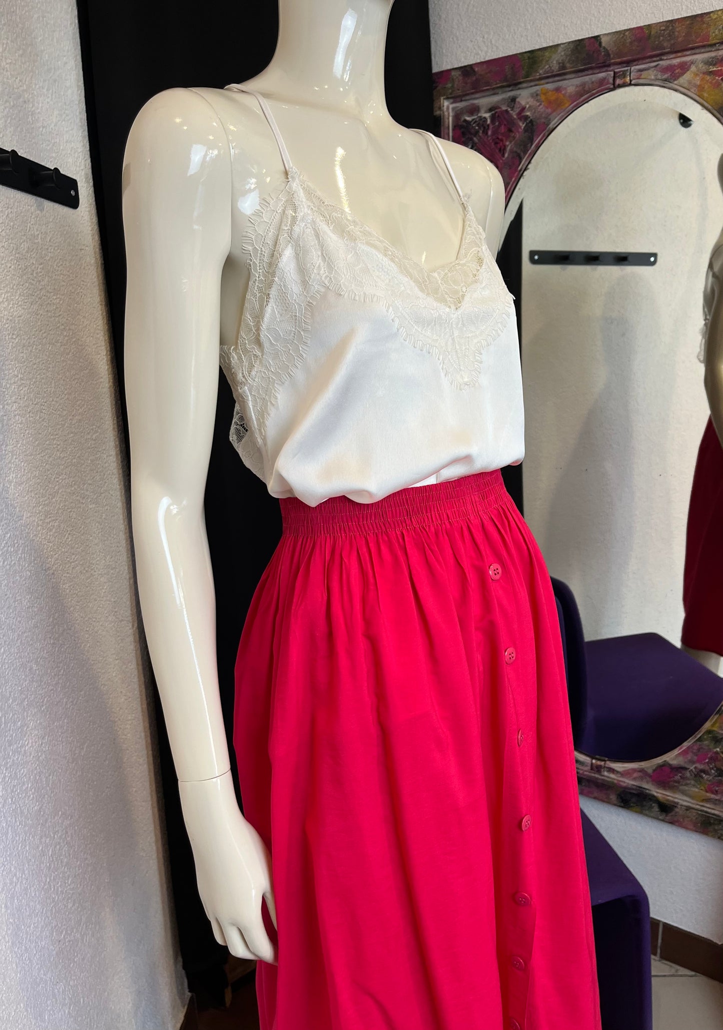 Jupe midi - Vintage - 36/S. Made in France