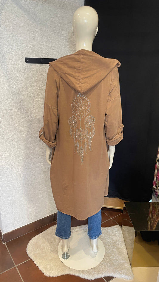 Gilet long bohème - Boutique Indépendante - TU