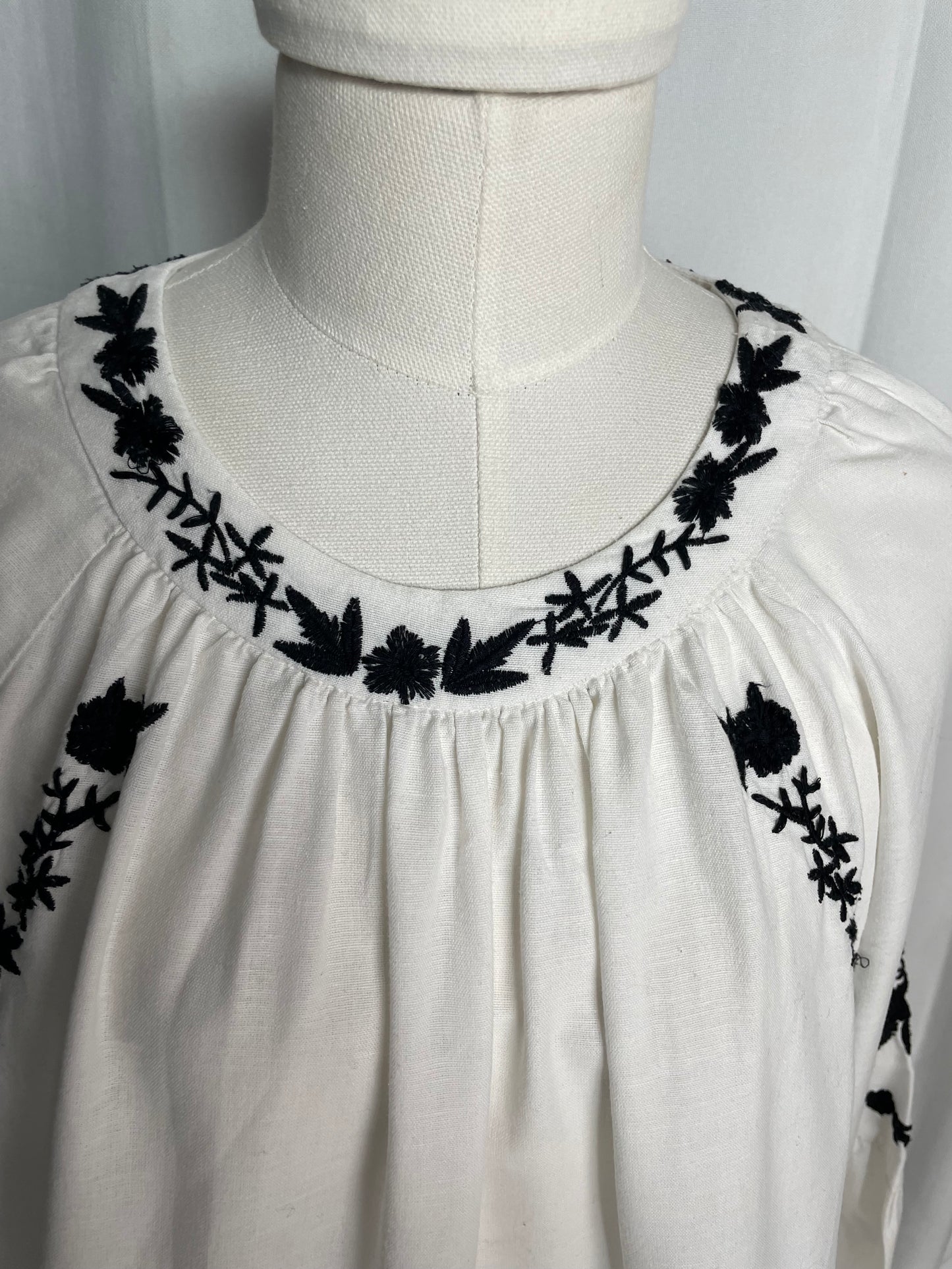 Blouse brodé, Zara, taille M