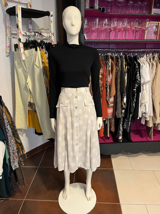 Jupe imprimée - Vintage - 34/XS