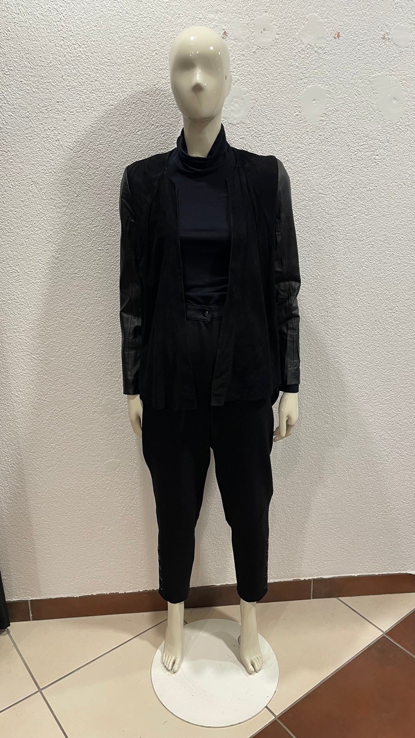 Veste en cuir - NafNaf - 36/S