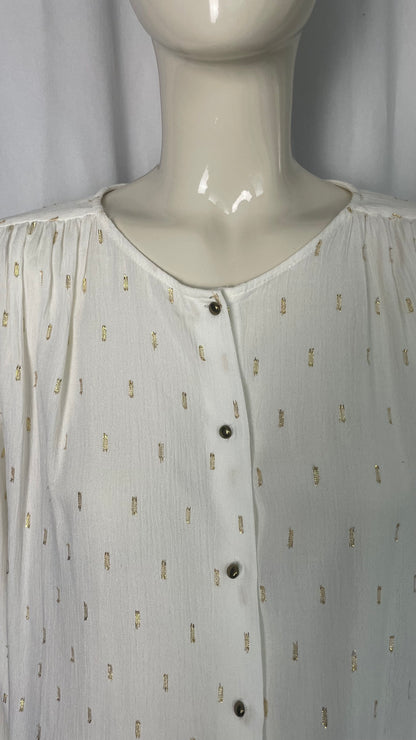 Blouse boutonnée, Zara, taille M