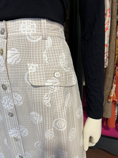 Jupe imprimée - Vintage - 34/XS
