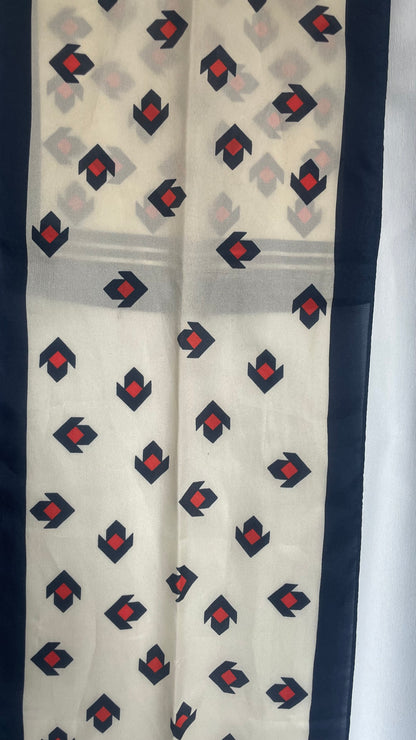 Foulard rectangulaire, Yves Rocher Vintage