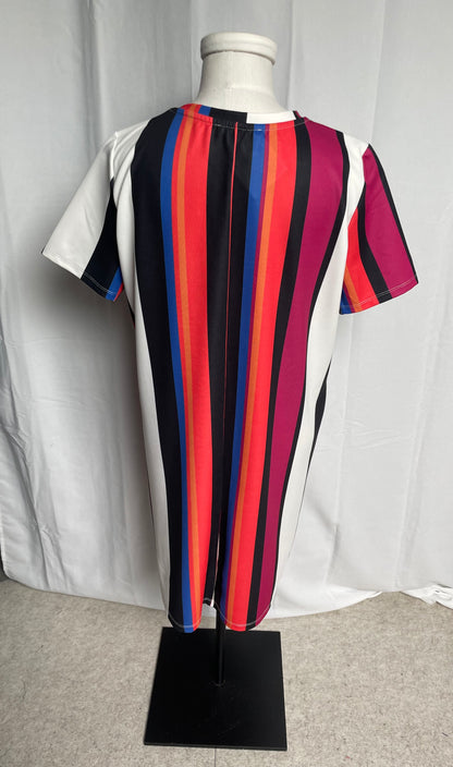 Robe à rayures, Zara, taille 38